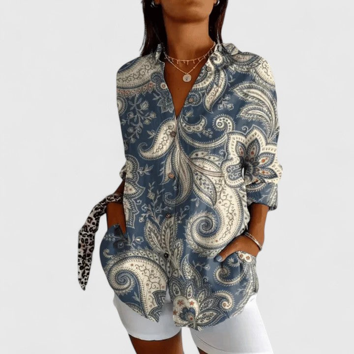 Katarine Elegant Floral Blouse