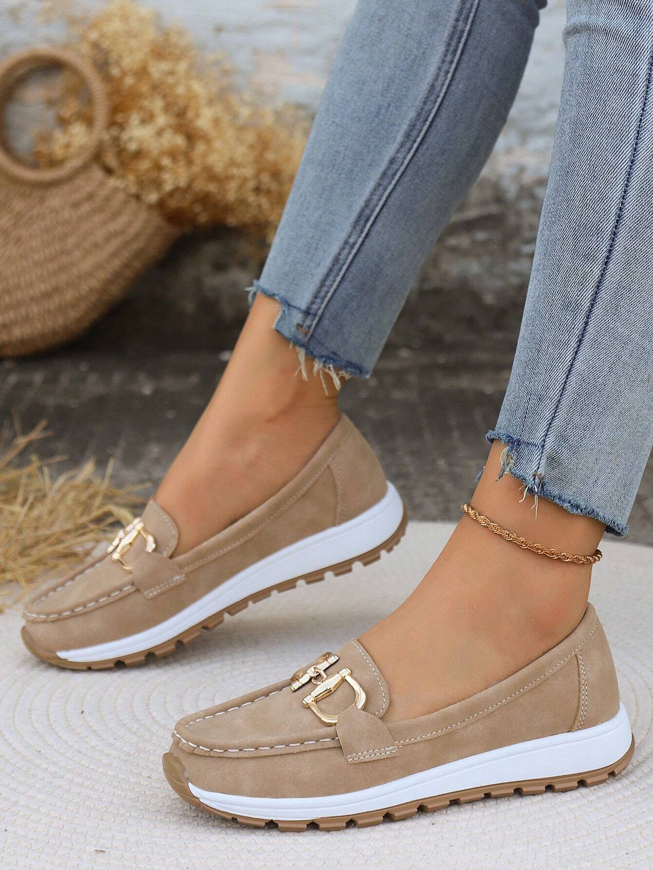 Ellie Flat Buckle Loafers