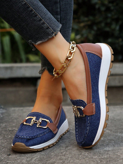 Ellie Flat Buckle Loafers