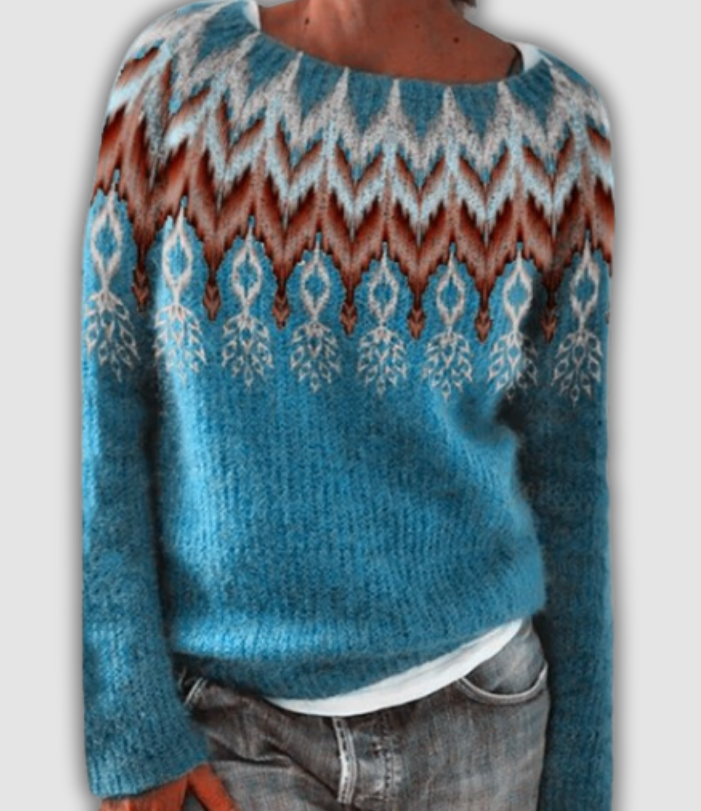 THE LINORA NORDIC RETRO SWEATER