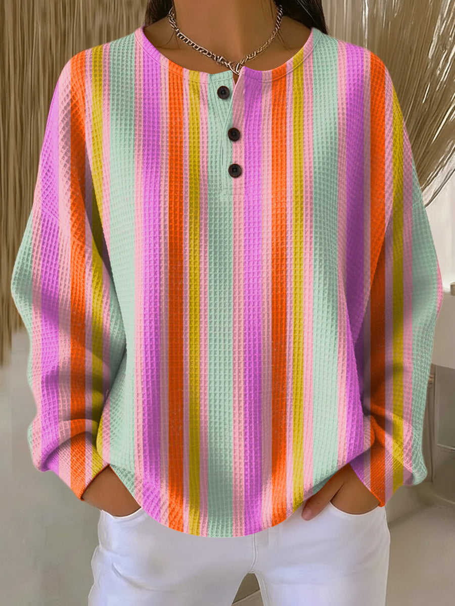 Mille Sweater with Colorful Stripes