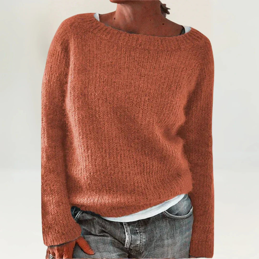 SUZY COZY SWEATER ORANGE