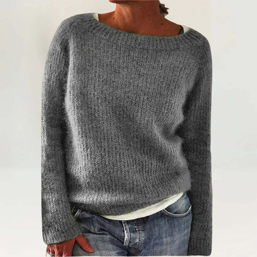 SUZY COZY SWEATER GRAY