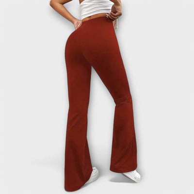 Serena Relaxed Pants with Flared Leg