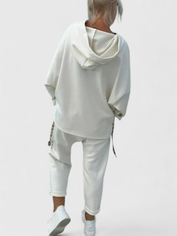 Sally Comfortable Hooded Sweatshirt Set