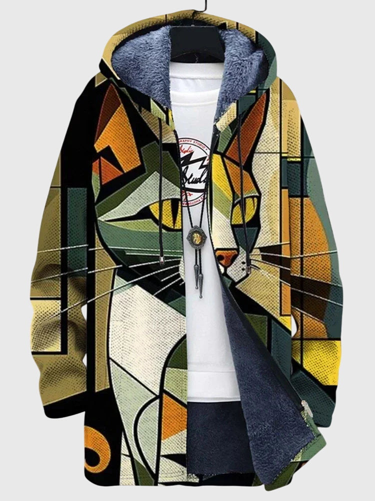 Anna Jacket with artistic print