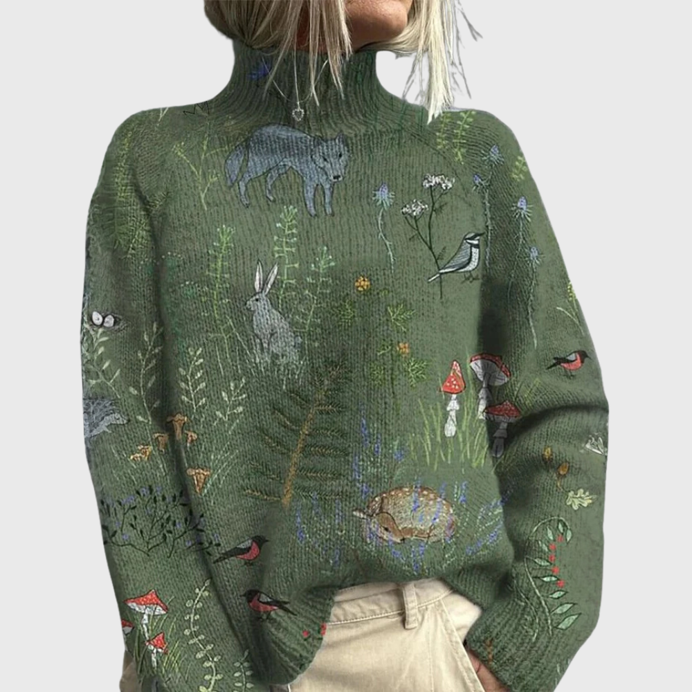 Warm Turtleneck Sweater