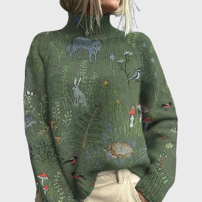 Warm Turtleneck Sweater