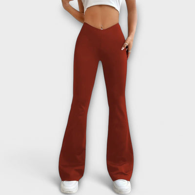 Serena Relaxed Pants with Flared Leg