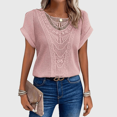 Pearl Elegant Ibiza Style Blouse