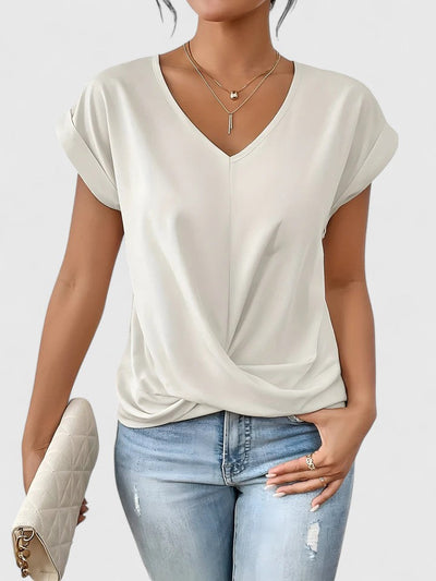Mahrianne Comfortable V-Neck Top
