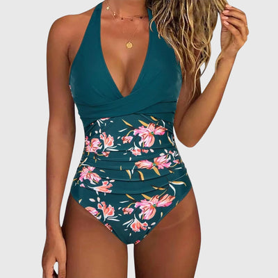 Florence Elegant Swimsuit for Women with V-Neck