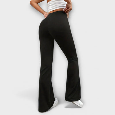 Serena Relaxed Pants with Flared Leg