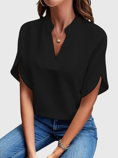 Beatrix Soft and Elegant V-Neck Shirt