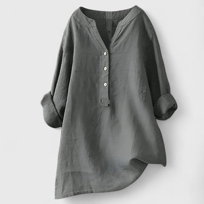Larienne Elegant Button-Front Shirt
