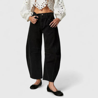 Rain Comfortable Wide-Leg Pants