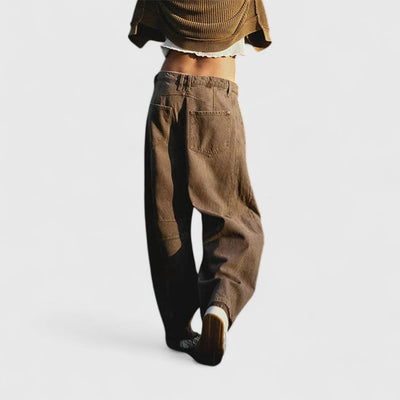 Rain Comfortable Wide-Leg Pants