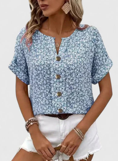 Sabine Elegant Floral Summer Top